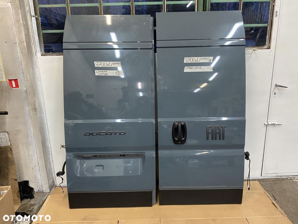 DUCATO BOXER JUMPER 14- DRZWI TYLNE TYŁ LEWE PRAWE SZARE H2 190cm NOWE - 1
