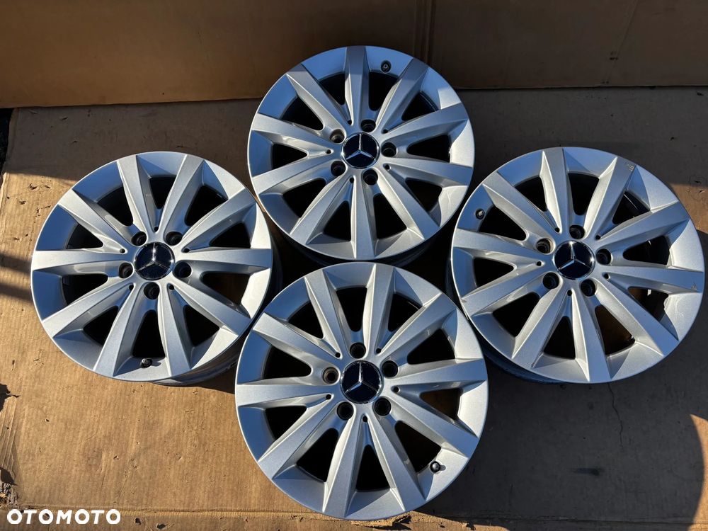 Oryginalne Aluminiowe Felgi Mercedes B A Klasa W246 Czujniki Ciśnienia 6.5 16 ET49 5x112 A2464010500 4 Sztuki Ładne A246 246 W176 176 - 1