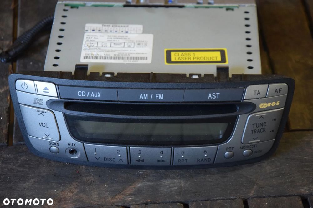 Toyota Aygo C1 107 05-14 Radio oryginalne 86120-0h010 - 2