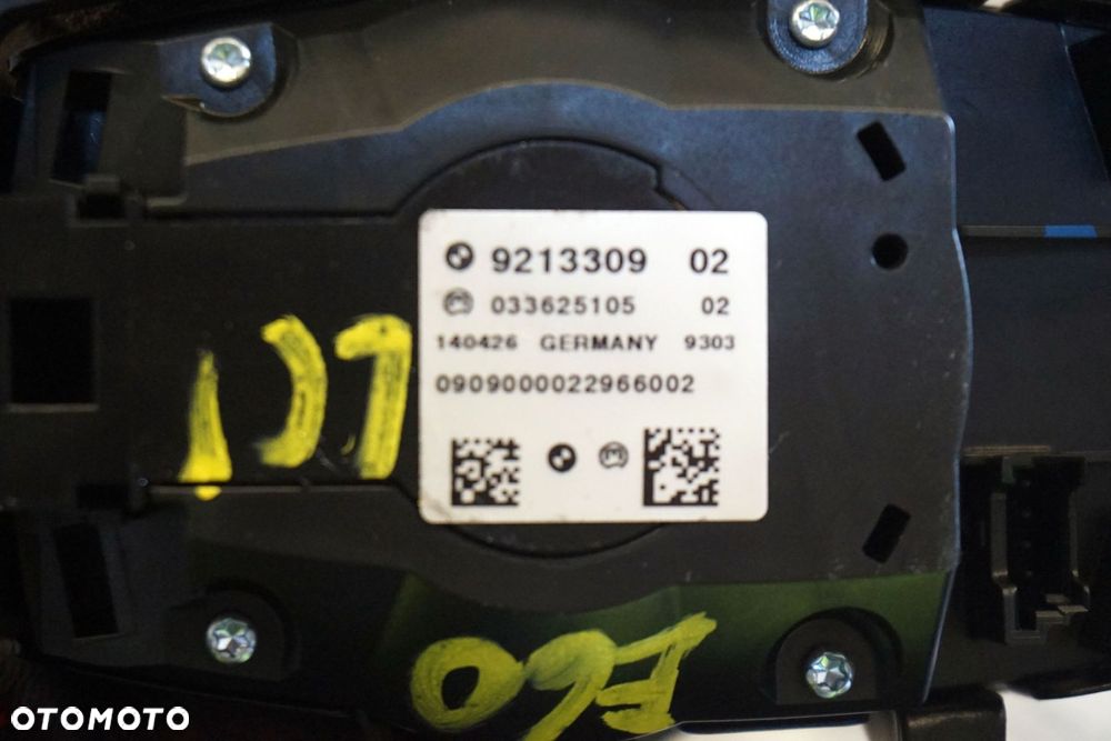 PANEL PRZYCISK WŁĄCZNIK 5 E60 LIFT LCI 9213309 IDRIVE BMW 2007-2010 - 3