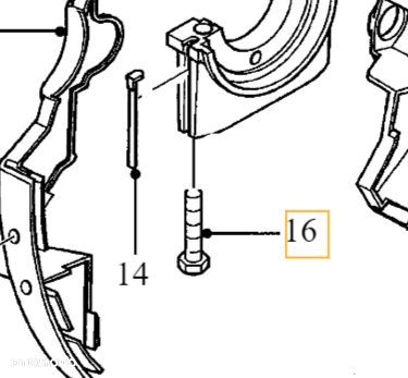VOLVO C30 S40 V50 S80 V70 oryginalna sruba stopki panewki glownej 2.0D OE - 1