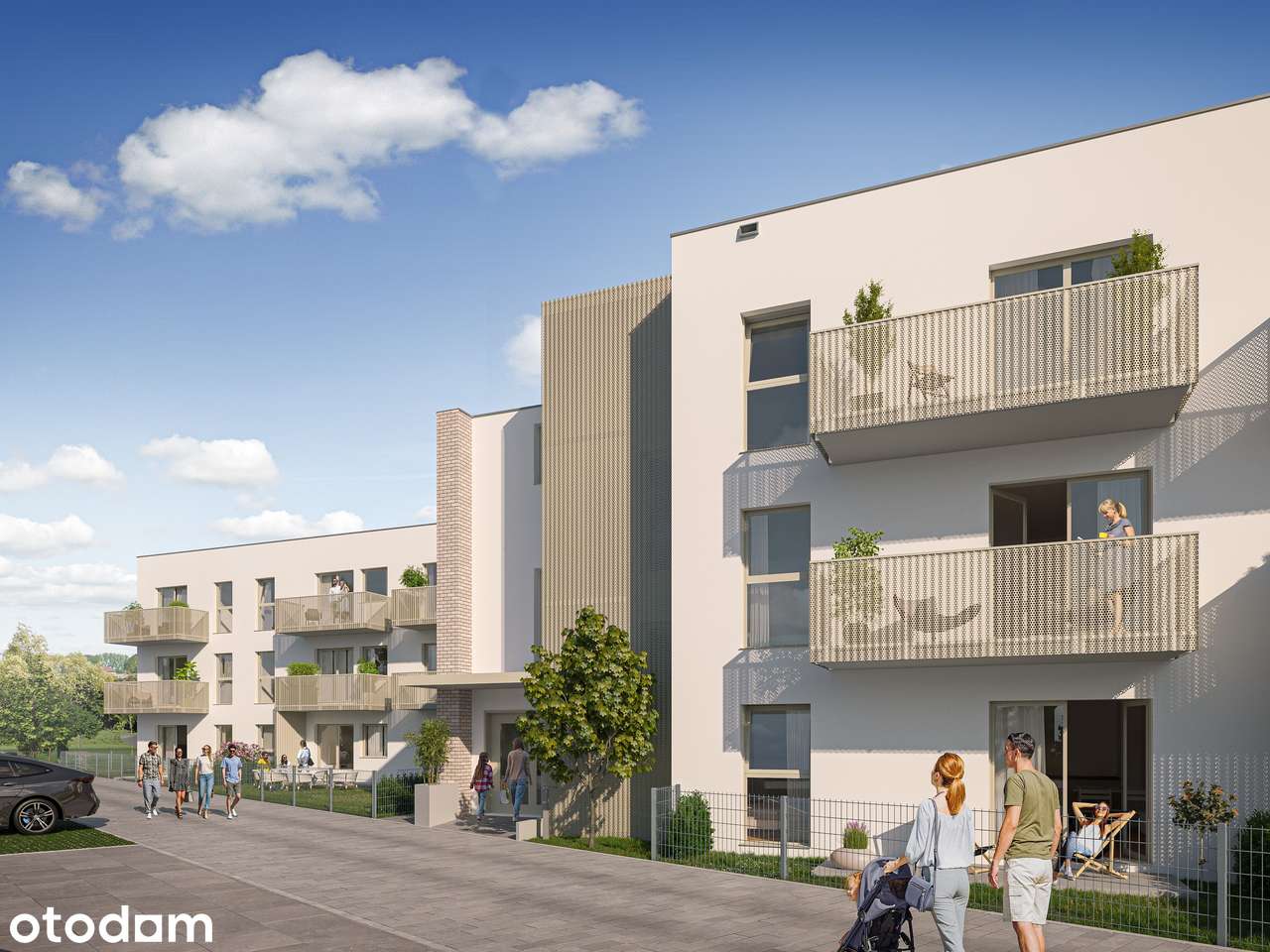 3-pokojowe mieszkanie 55m2 + balkon Bezpośrednio