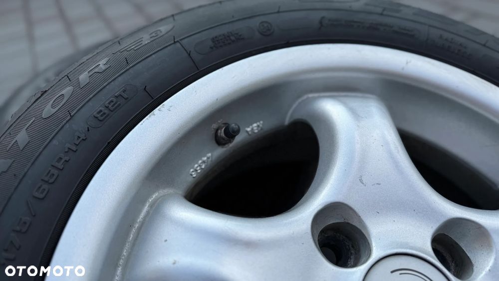 Koła 4x98 175/65 r14 ENZO ET38 6J Fiat Lancia Alfa Romeo Punto 500 Panda Seicento Cinquecento Coupe 126p Mito 146 155 Citroen Nemo Bipper Ford Ka Alufelgi Polonez 145 164 - 7