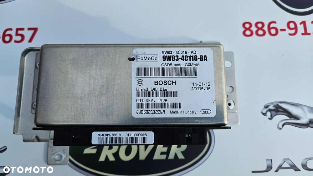 Jaguar XJ 351 Moduł przekazania napędu Sterownik blokady różnicowej 9W83-4C118-BA - 2