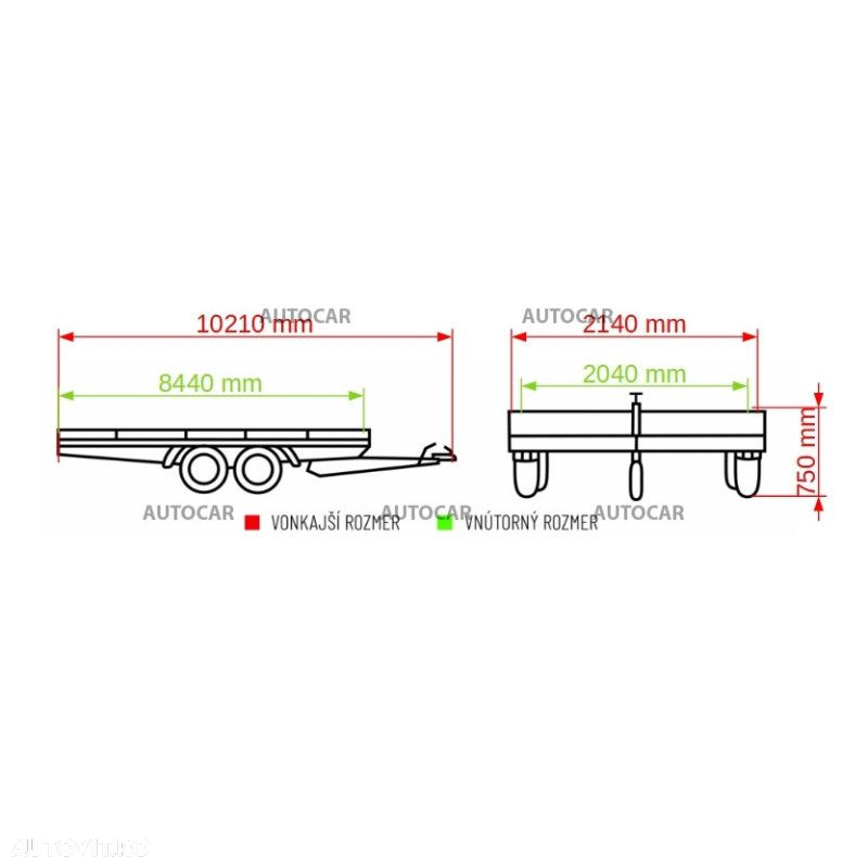 Wiola Trailer Platforma  transport auto Wiola L35G85 - 2