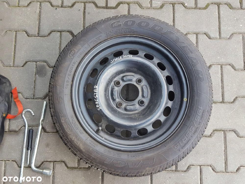 MITSUBISHI SPACE STAR 98-05r KOŁO ZAPASOWE 15 4X114.3 KLUCZ - 3
