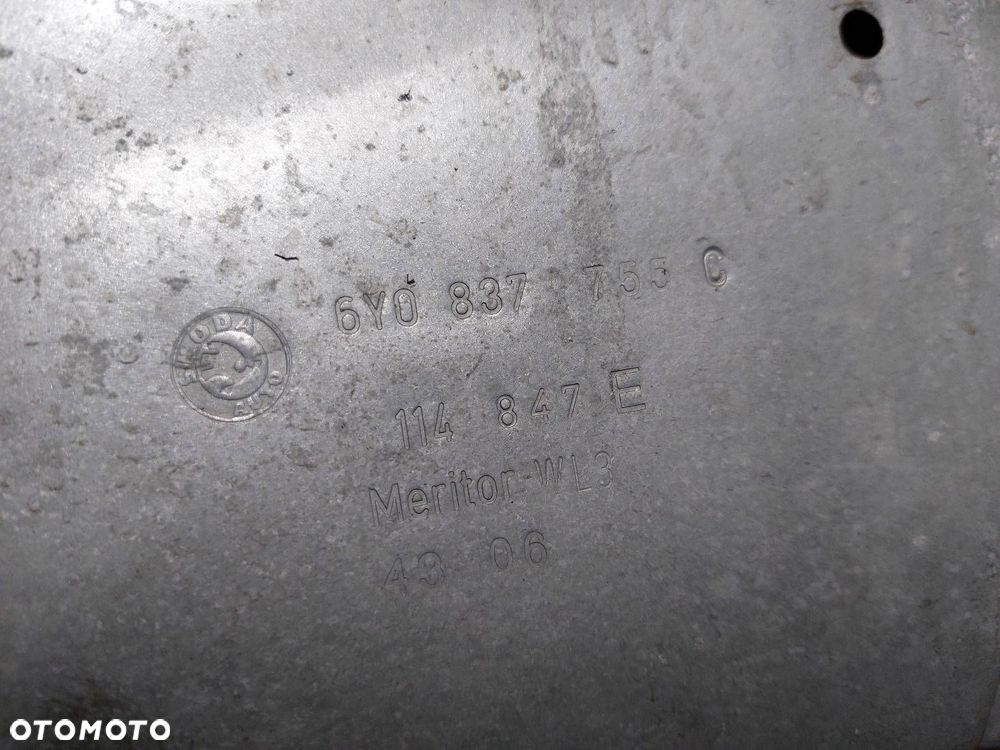 MECHANIZM PODNOŚNIK SZYBY LEWY PRZÓD SKODA FABIA I LIFT 6Y1959801 - 8