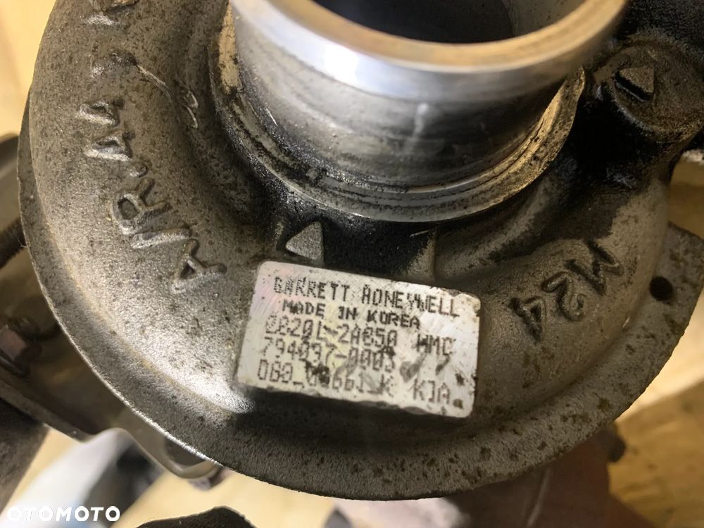 Turbina turbosprężarka Turbo Hyundai IX35 1.7 CRDI 28201-2A850 - 7