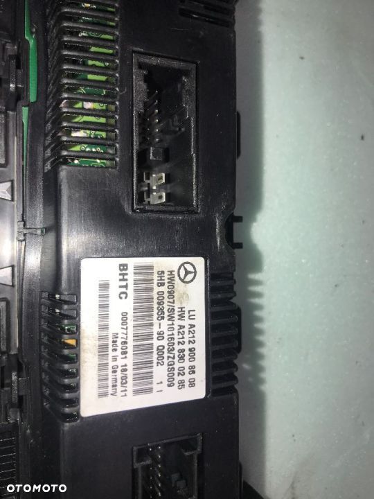 PANEL KLIMY 5HB009355 MERCEDES E KLASA W212 - 3