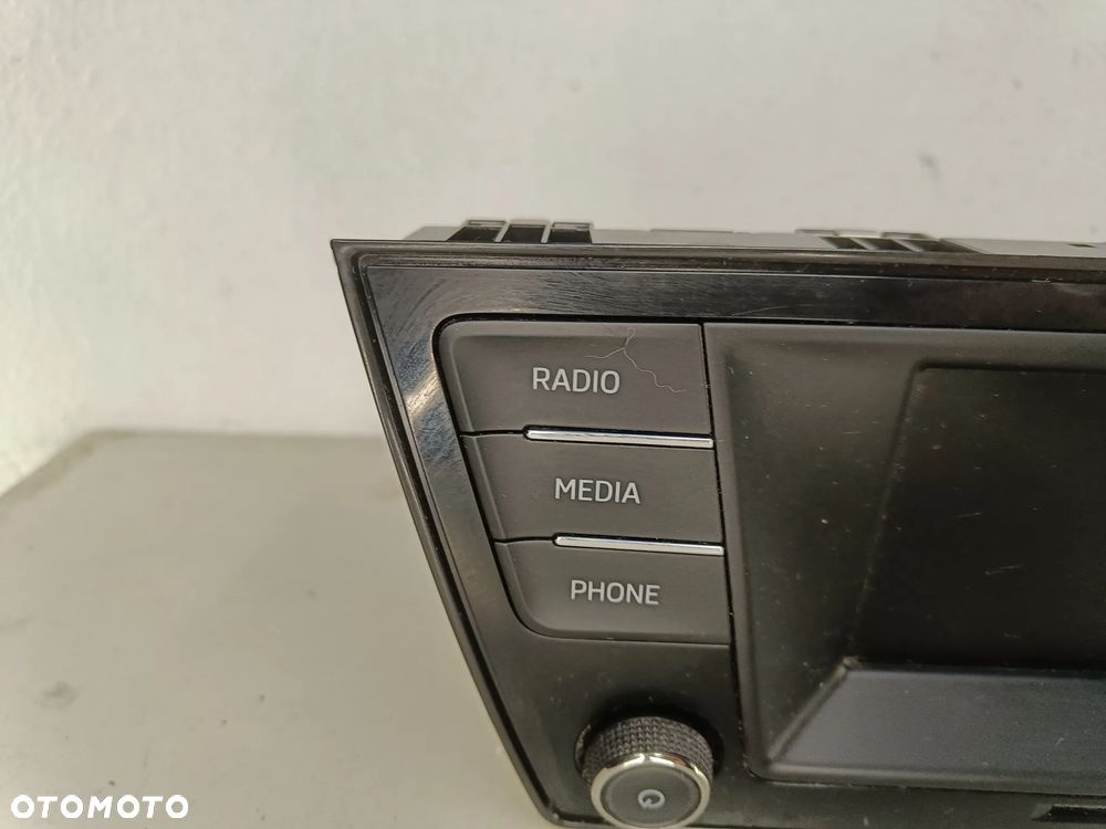 Radio Skoda Fabia 3 III Wyświetlacz Jednostka Czytnik 6V0035869D - 2