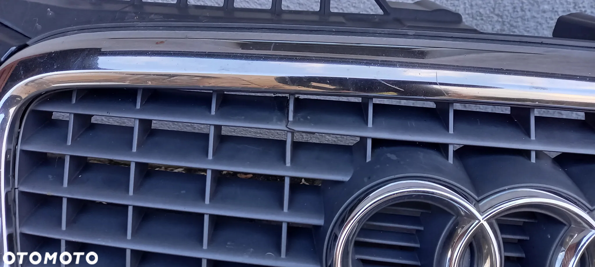 Zderzak przód audi a3 8p4 05-08 lift duży grill szary grafit - 5