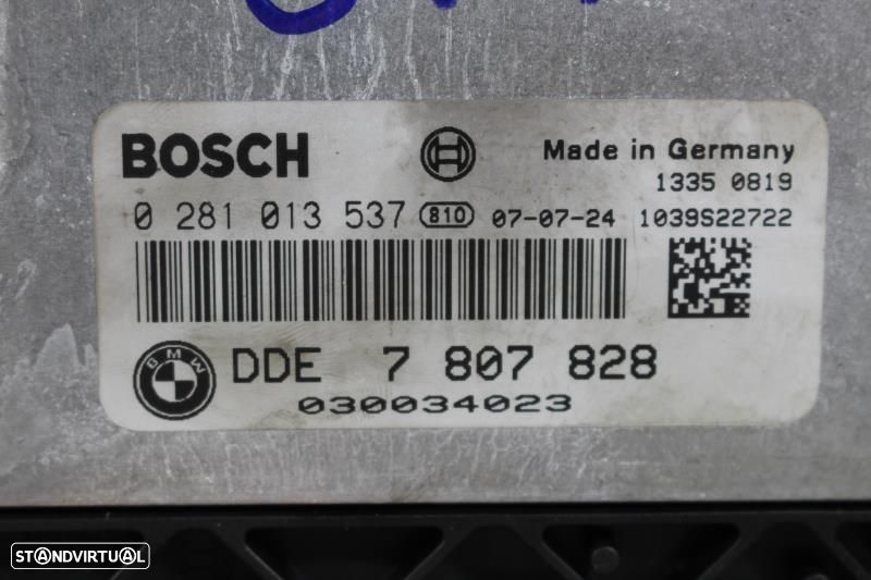 Centralina De Motor Bmw 1 (E87)  7807828 / 0281013537 / 1039S22722 - 2
