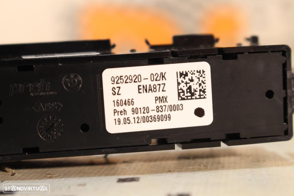 Comutador / Botão Bmw 3 (F30, F80)  61319252920 / 9252920 / 9 252 920 - 8