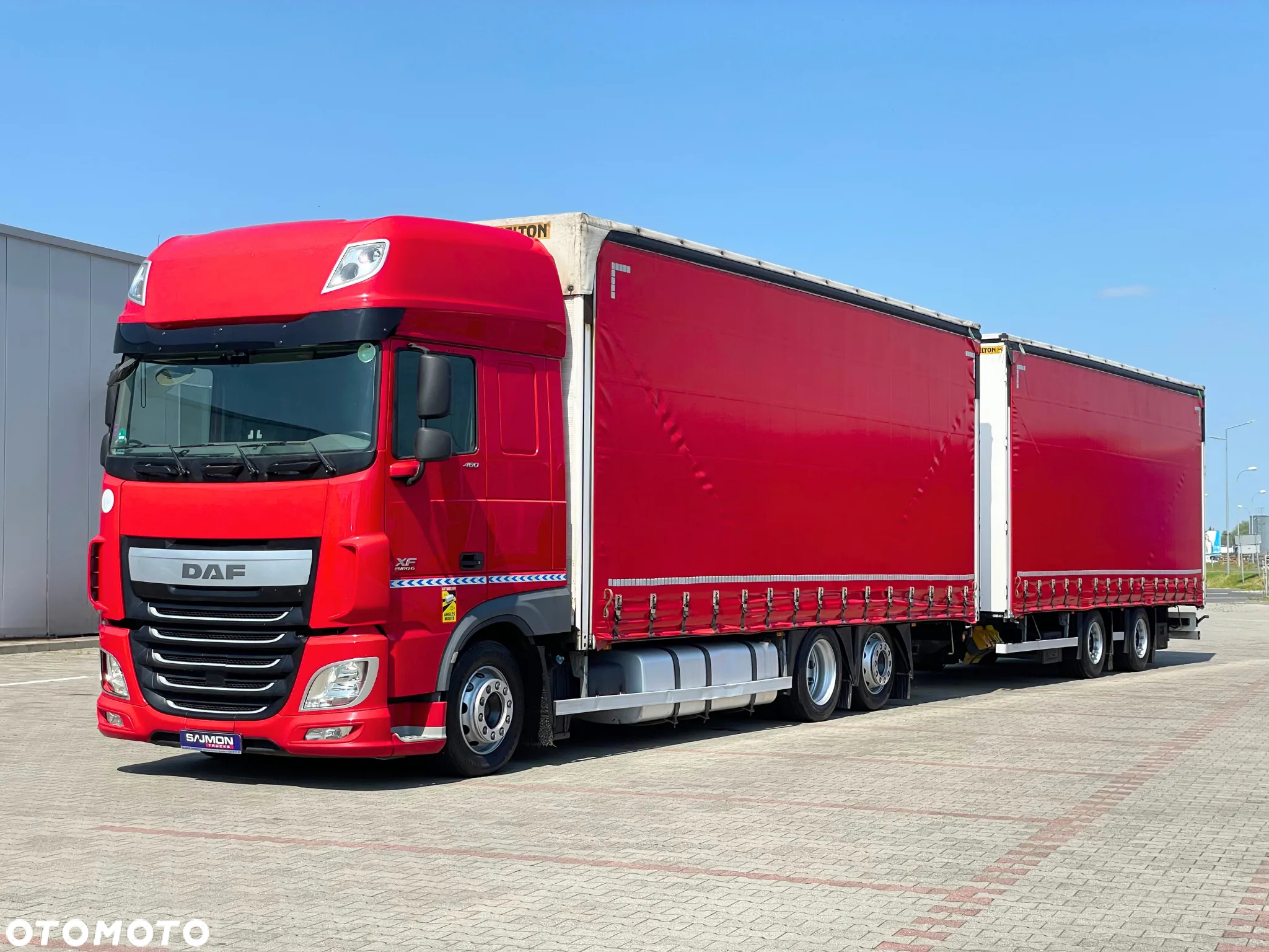 DAF XF 460 / ZESTAW TANDEM 120 M3 / PRZEJAZDOWY / 7,75 M + 7,75 M / SALON PL - 2