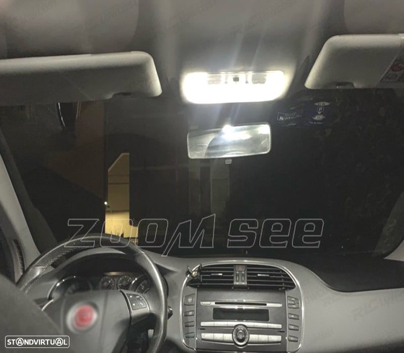 KIT COMPLETO 9 LAMPADAS LED INTERIOR PARA FIAT GRANDE PUNTO 199 05-12 - 6