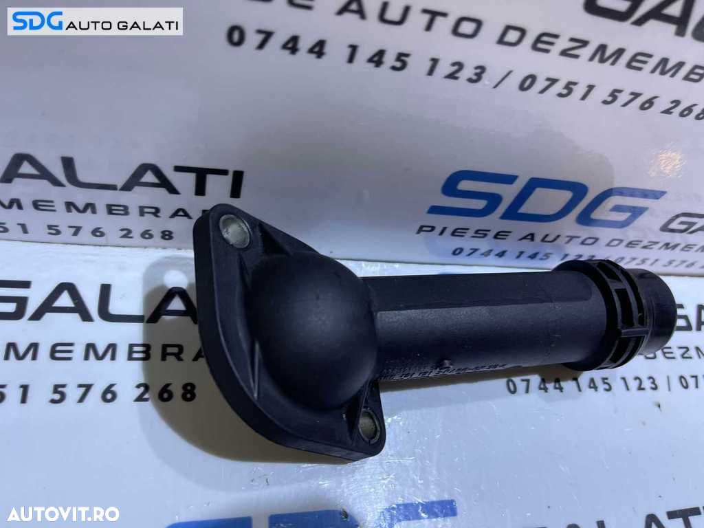 Flansa Corp Carcasa Termostat Skoda Superb 1 1.9 TDI AVB AVF AWX BSV BPZ 2002 - 2008 Cod 03G121121C 06B121121 038121121B - 1