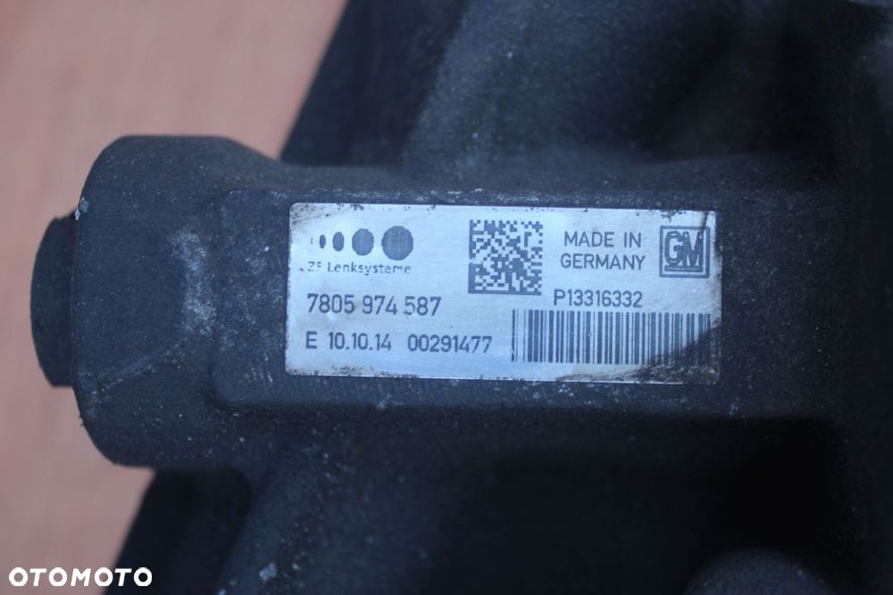 MAGLOWNICA PRZEKŁADNIA KIEROWNICZA OPEL ASTRA J EUROPA P13316332 - 6