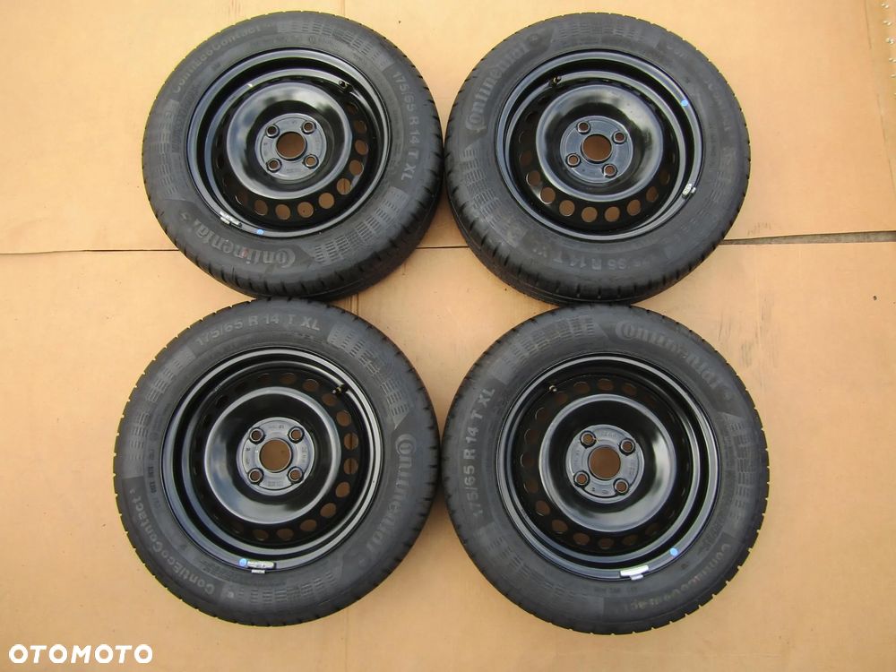 4x Felgi Stalowe Koła 14 Hyundai i10 II i20 Getz Kia Picanto III Rio + Opony 175/65 - 3