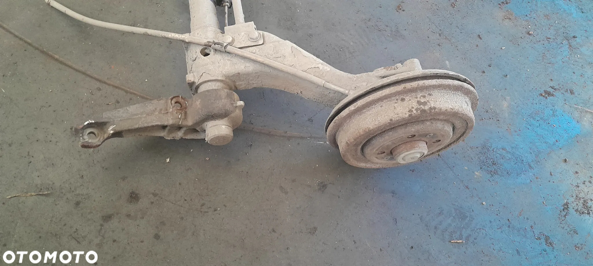 RENAULT KANGOO I LIFT 1.5 DCI BELKA TYLNA TYŁ OS KOMPLETNA BĘBNY nr. 83/6 - 2