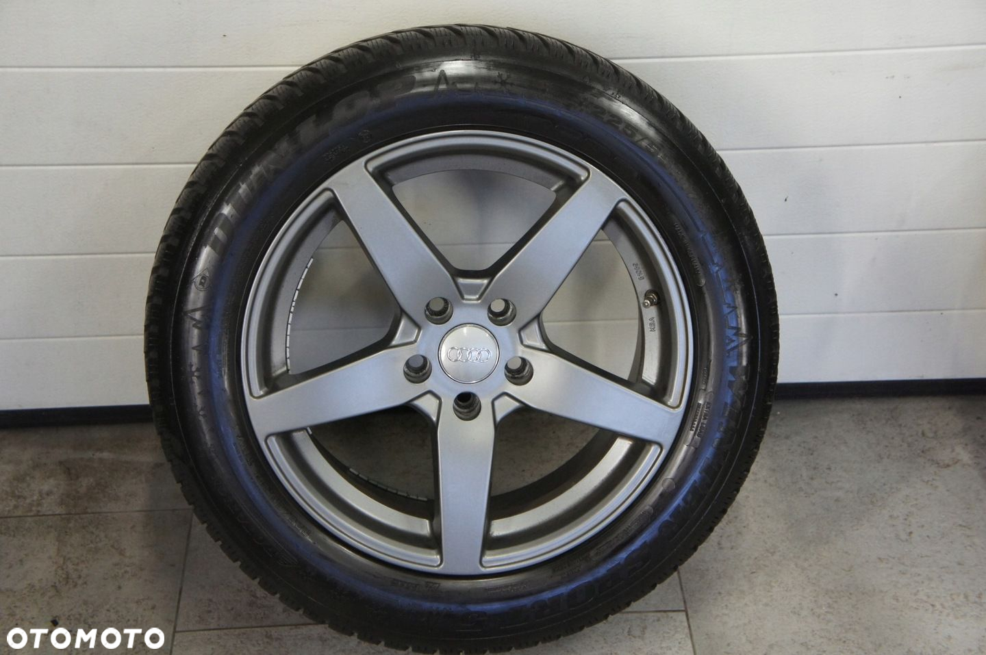 NR 406 Koła Zimowe Alufelgi AUDI A6 225/55/17 Dunlop ok. 7mm - 2