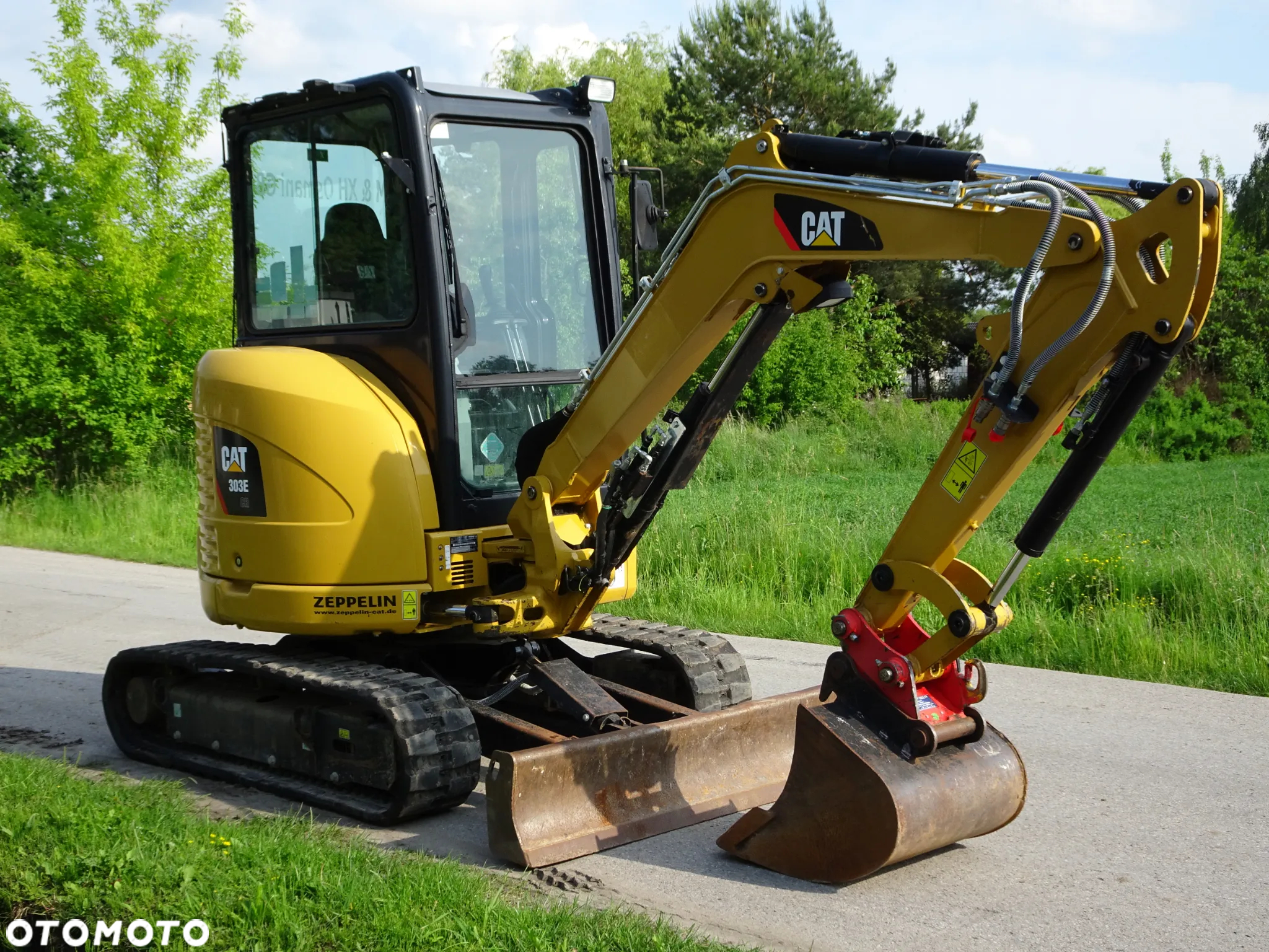 Caterpillar 303E z Niemiec Idealny 1800h Pierwszy Własciciel - 6