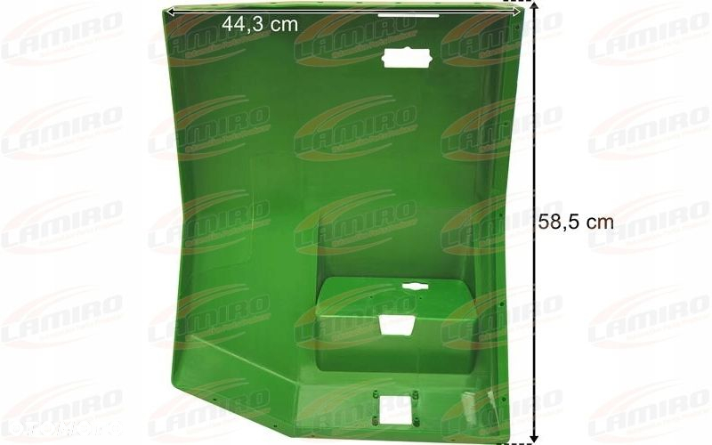 JOHN DEERE SERIA 6000 BŁOTNIK TYLNY LEWY Z OTWOREM - 3