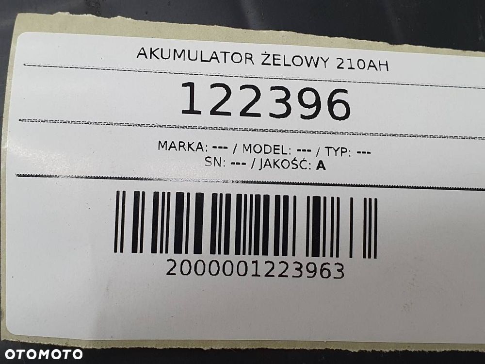 AKUMULATOR ŻELOWY 210AH - 7