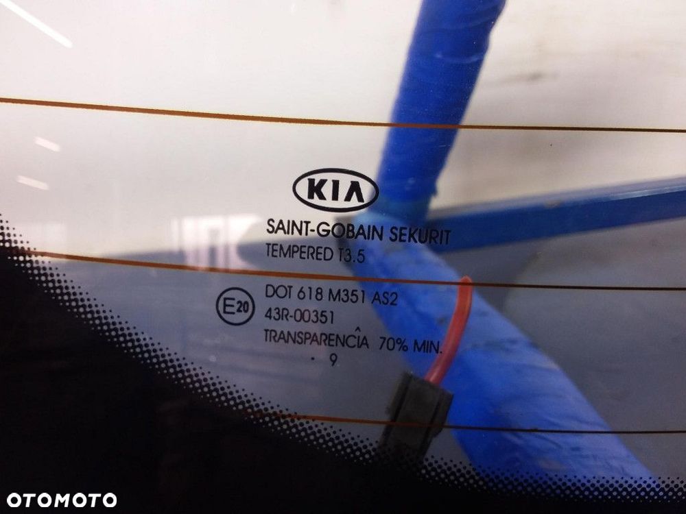 KIA CEED I HB SZYBA KLAPY BAGAŻNIKA TYŁ 09R - 4