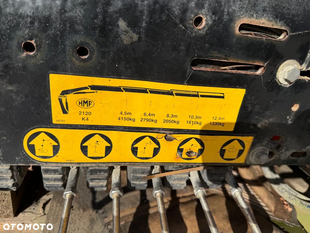 Palfinger HDS HMF 2120K4 4 wysuwy hydrauliczne sterowanie radiowe - 10