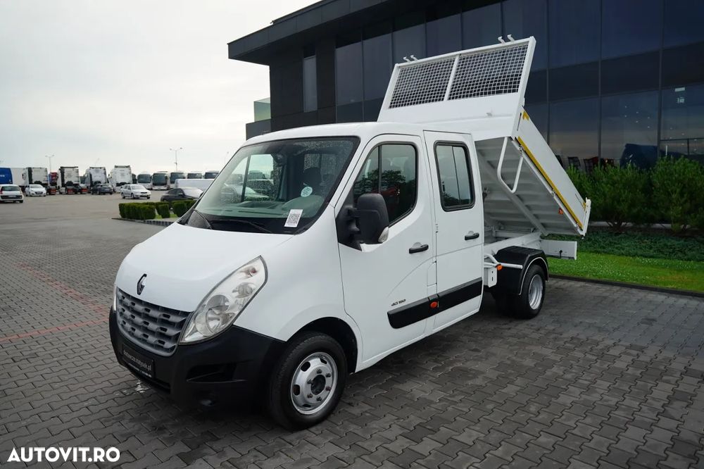 Renault MASTER / DCI 150 / BASCULATOR / CAMION CU TRACȚIE MIXĂ 7 LOCURI / MANUAL / DOUĂ RULOURI - 5