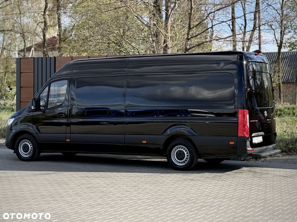 Mercedes-Benz Sprinter 314 CDI / Maxi L3 H2 / 2020 Rok Produkcji /  Automat 7G Tronic / 2.143cm3 OM651 / Czarny / Zarejestrowany w PL - 5