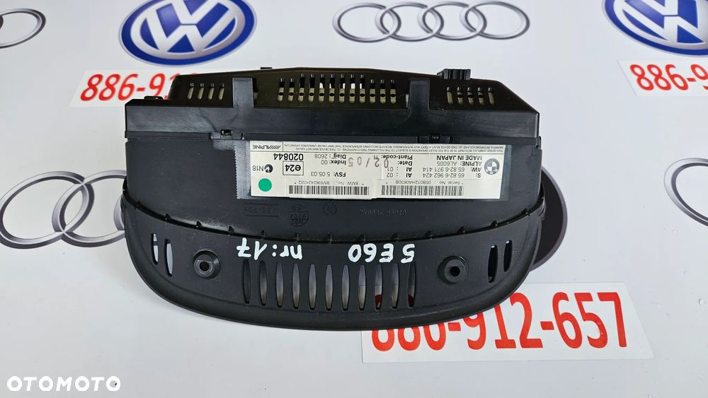 BMW 5 E60 E61 Wyświetlacz mały Monitor nawigacji 6962424 - 3