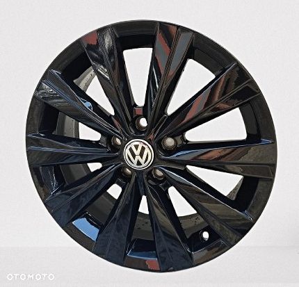 Felgi Alu 5x100 VW Polo 2G 16 Oryginał Czarne - 2
