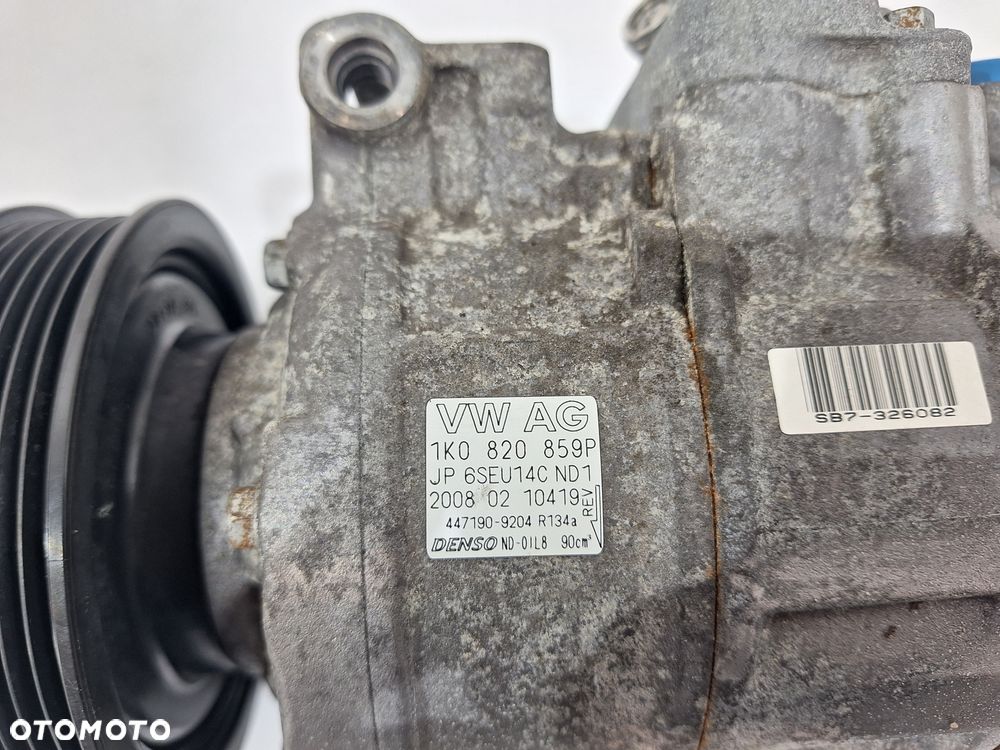 VW GOLF VI AUDI A3 8P SEAT SKODA SPRĘŻARKA KLIMATYZACJI 1K0820859P - 4