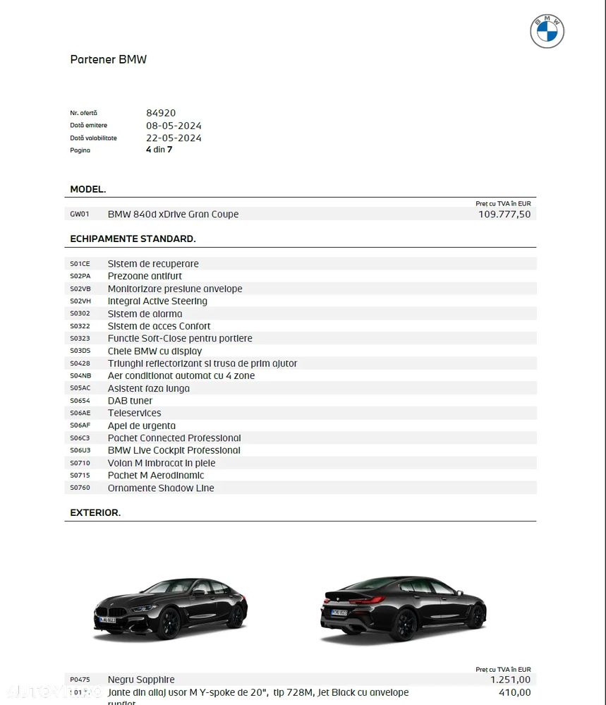 BMW Seria 8 840d xDrive AT MHEV - 7