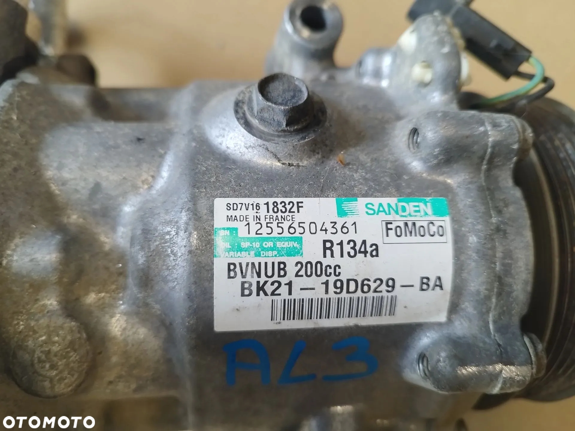Sprężarka klimatyzacji Ford Transit MK7 2.2 TDCI BK21-19D629-BA - 5