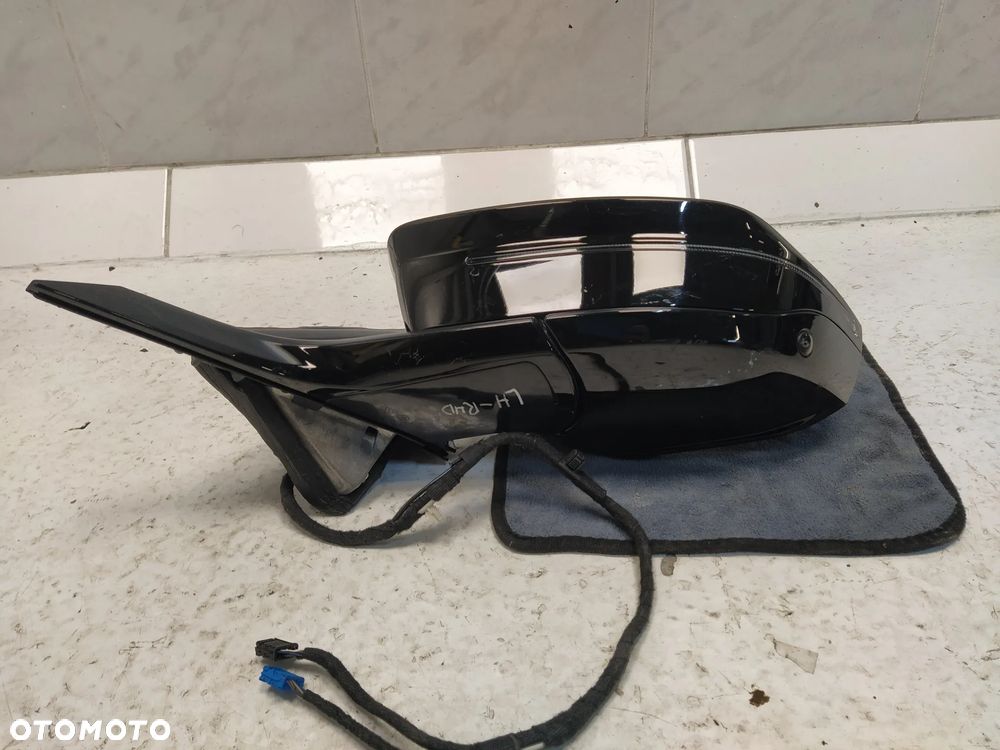 BMW 7 G70 M-POWER LUSTERKO ZEWNĘTRZNE LEWE ASFERYCZNE ASYSTENT KAMERA 9+6+1 PIN KOMPLETNE UK ORYGINAŁ - 12