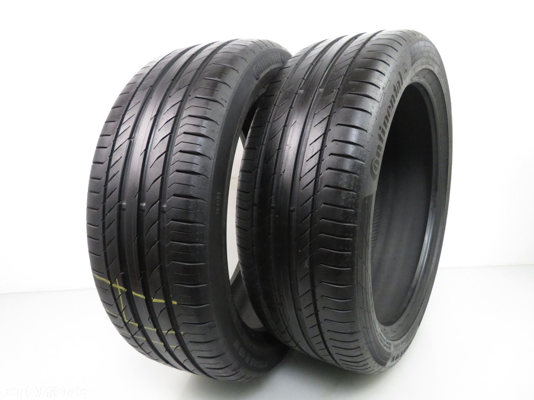 2X 225/45R19 OPONY LETNIE CONTINENTAL CONTISPORTCONTACT 5 96W XL DOT: 3215. OPONA WULKANIZOWANA. - 1