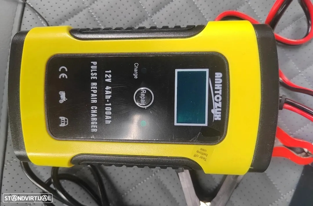 Carregador estabilizador baterias inteligente 12v - 6A Amarelo (mdl2) - 2