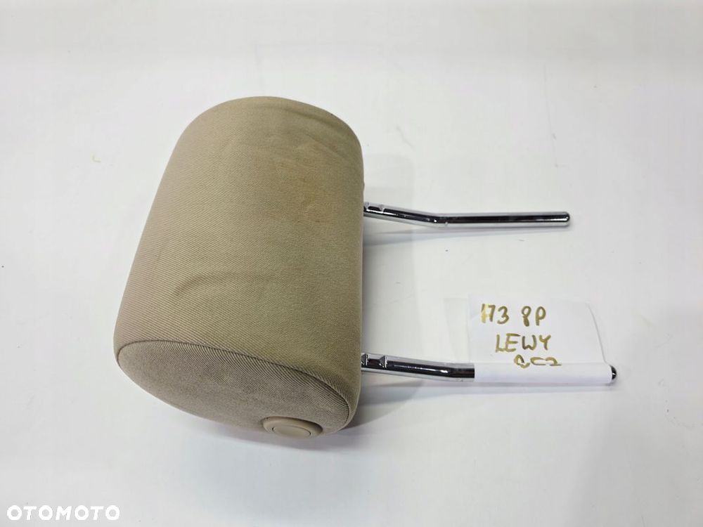 ZAGŁÓWEK FOTELA LEWY PRZÓD AUDI A3 8P BEŻ REGULOWANY - 2