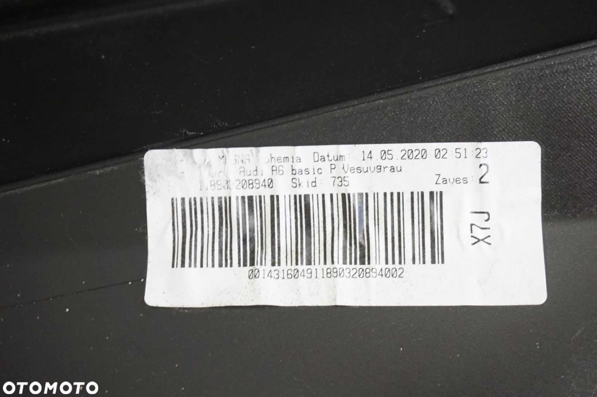 LISTWA PROGOWA PRAWA AUDI A6 C8 4K - 10
