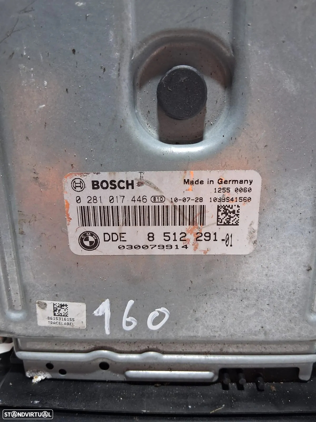 .Centralina Original Motor Bosch BMW 2.0 20D 320D 184cv N47N N47D20C 8 512 291 / 0 281 017 446 - 3