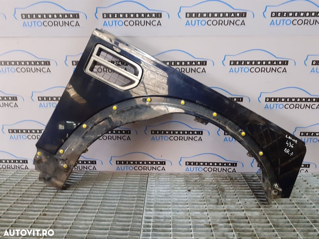 Aripa Dreapta Fata Land Rover Discovery 3 2004 - 2009 4 Usi Negru (436) - 1