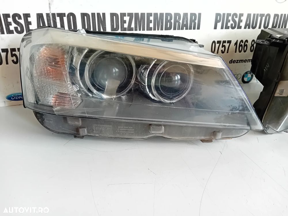 Faruri Far Stanga Dreapta Bmw X3 F25 Bi-Xenon Bi Xenon Complete Volan Stanga 7217294 7217293 - 4