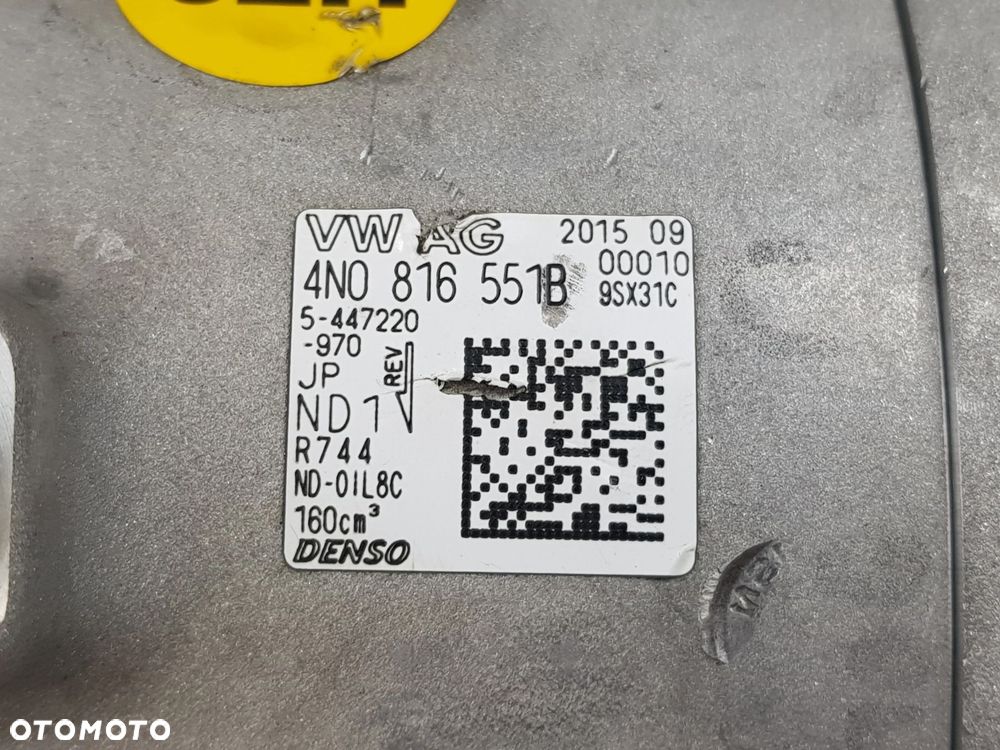 Kompresor Sprężarka klimatyzacji Volkswagen Audi A8 D5 4N0816551B - 11