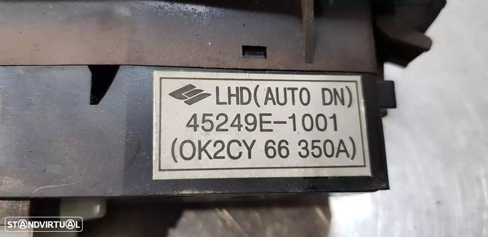 COMANDO ELEVADOR DE VIDRO FRONTAL ESQUERDO KIA CARENS I 2001 -OK2CY66350A - 4