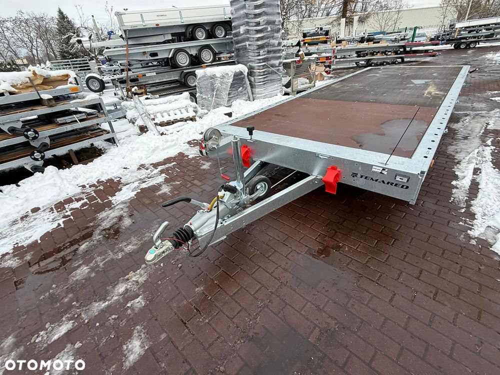 Martz Przyczepa Temared CARPLATFORM 6021/3 S 3,5T laweta platorma 6x2 3 osie najazdy koła r13c dostawa - 2