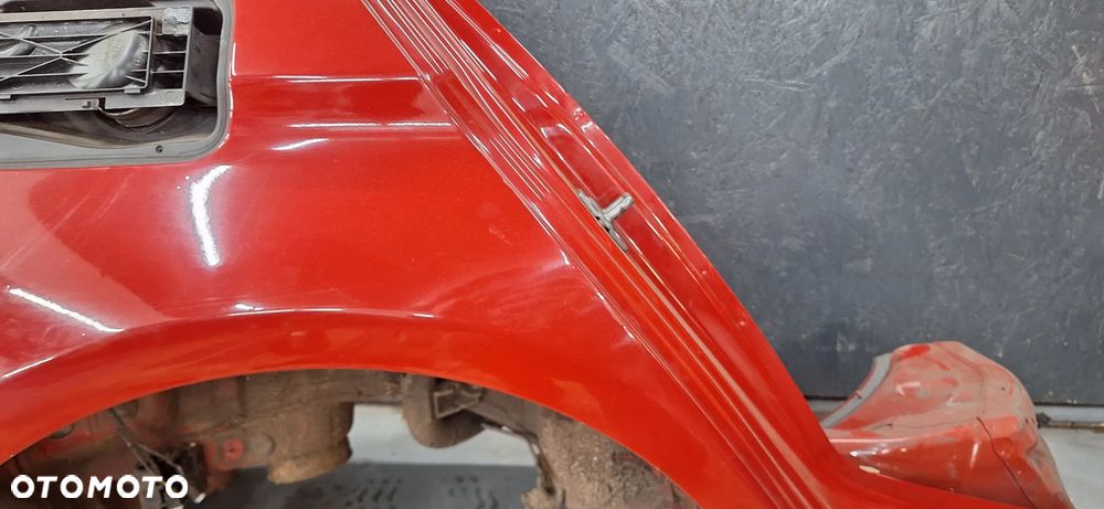 BMW 3 F30 ĆWIARTKA PRAWA TYLNA A75 MELBOURNE RED CZERWONA ĆWIARA BŁOTNIK PRAWY TYŁ SŁUPEK POSZYCIE - 3