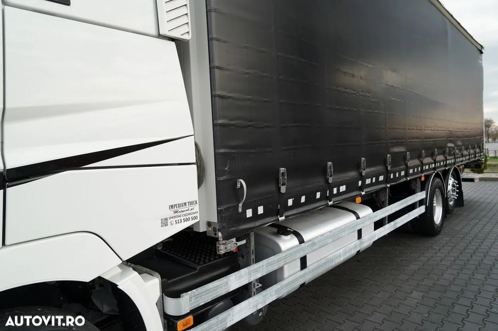 Renault T 440 / 6X2 / SOLO / CORTINĂ 9.5 M / I-PARK COOL / RIDICABIL / JANTE DIN ALIAJ / PUNȚĂ RIDICABILĂ - 10
