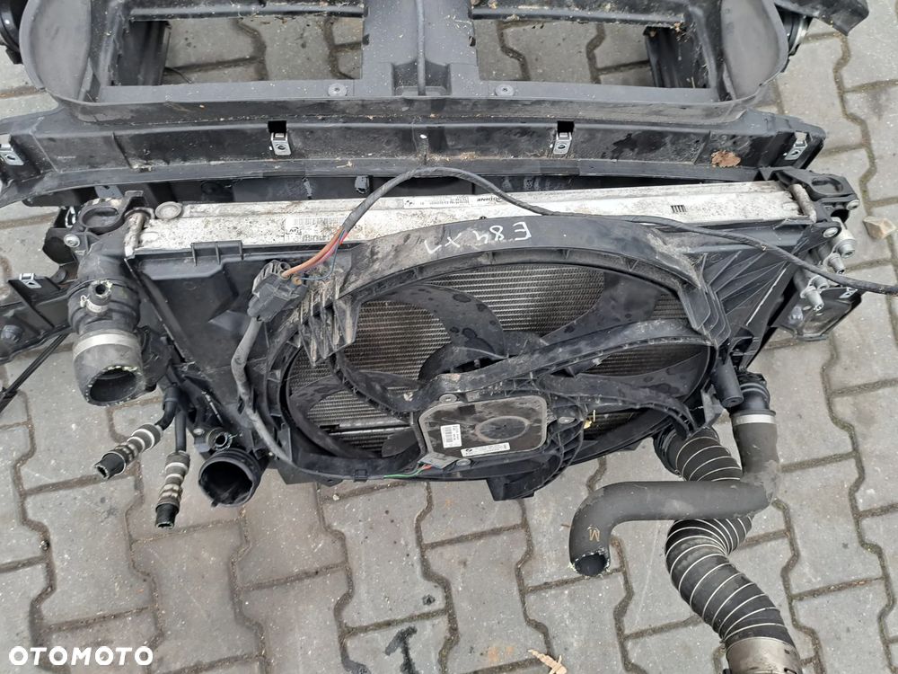 Bmw x1 e84 lift pas przedni kompletny chłodnice 2.0 D wzmocnienie belka pod zderzak kierownice powietrza - 8